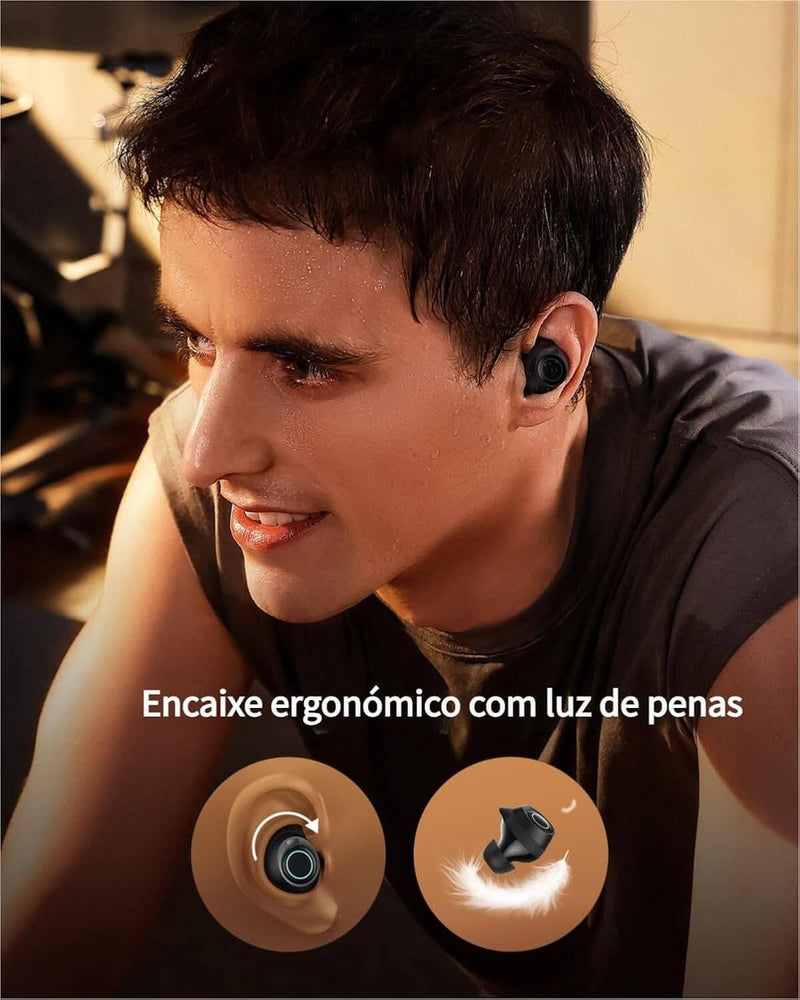 Fone Baseus ma10 - Cancelamento de Ruído,Proteção IPX06 a Prova de Água
